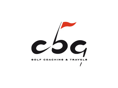 Golf Logo black brand branding clean golf grey lettering logo logotype luxury red travel