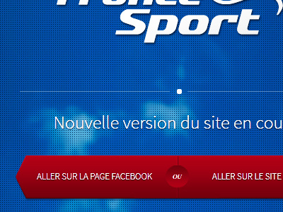 Coming Soon Page - Sport background blue button clean coming france full home landing page red soon sport webdesign white