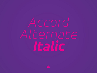 Accor Alternate Thin Italic accord alternate character design font glyph italic letter sone soneritype thin type typeface