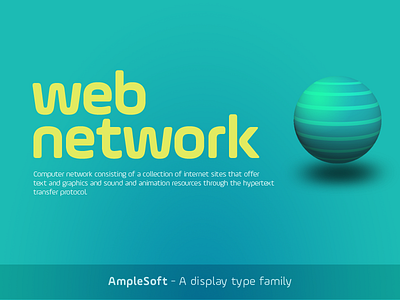 AmpleSoft - A display type family aakash ample design soft soneri soneritype type typeface