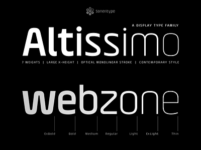 DribbleAltissimo - A display type family