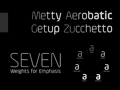 Altissimo - A display type family display typeface font type design typeface