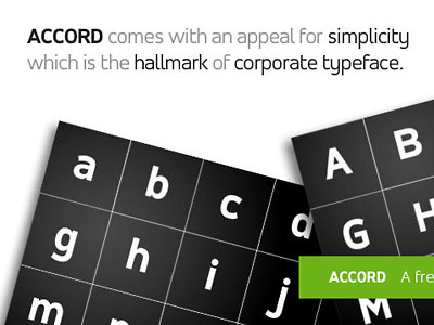 Accord Typeface accord typeface