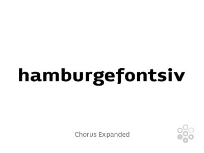 Chorus Expanded chorus expanded typeface