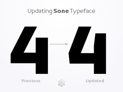 4 - Sone Typeface Update in Progress