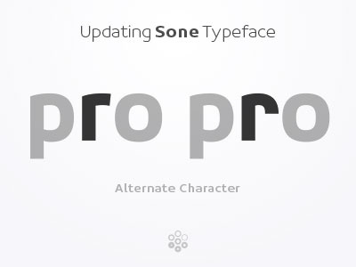 r-alt - Sone Typeface Update in Progress