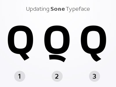 Q - Sone Typeface Update in Progress character design font glyph letter sone soneritype type typeface