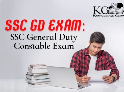 SSC GD Exam : SSC General Duty Constable Exam design education exam exam prepration illustration knowledge glow logo sscexam