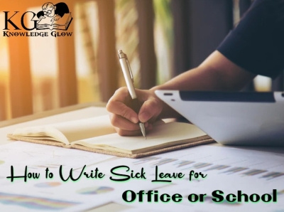 How to Write Sick Leave for Office or School 3d animation branding education exam prepration graphic design knowledge glow sick leave sick leave for office sick leave for school ui