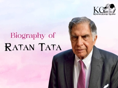 Biography of Ratan Tata 3d animation biography biography of ratan tata branding education exam graphic design knowledge glow logo motion graphics ratan tata ui