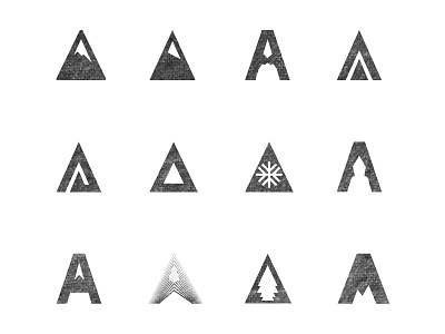 A trip form identity letter logo logotype mark symbol