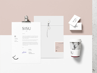 Sisu1910 Mocks branding ecommerce fashion mockups pink stationary