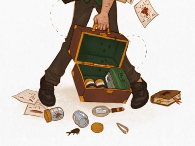 Eddie's Suitcase character character design design illustration