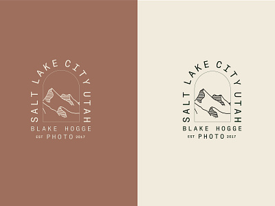 Blake Hogge Photo brand brand identity branding emblem graphic design illustration logo photo branding photography photography branding typography