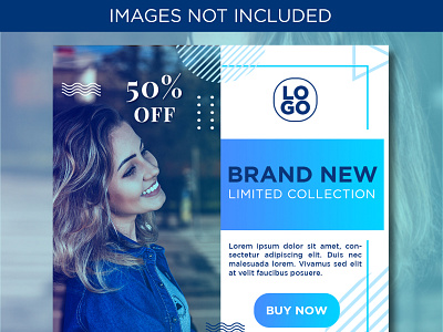 Blue Social Media Sale Banner Templates for Instagram design fashion graphic illustration instagram instagram post mockup photoshop psd psd design psd mockup social media social media design template design templates templatetrip