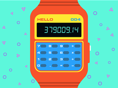 Daily UI #004 - Calculator 004 80s calculator dailyui watch