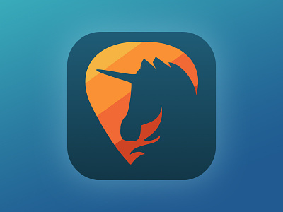 Daily UI #005 - App Icon 005 app icon dailyui guitar unicorn