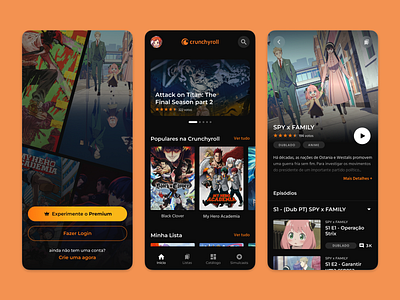 Crunchyroll App Redesign