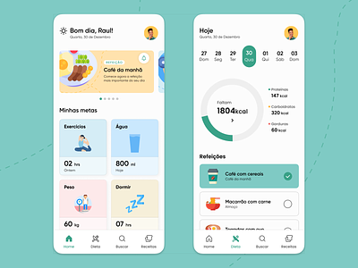 Diet App aplicativo app diet dieta food healthy food mobile nutrition nutrição ui uiux ux