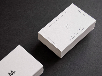 Personal Cards by Miguel Trias on Dribbble