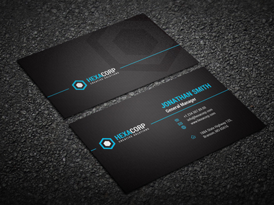 Simple Corporate Business Card by Nazar Draganchuk on Dribbble