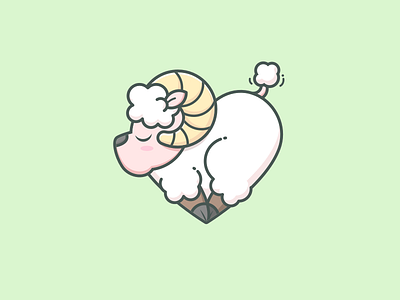 Funny sheep by Amy Hao on Dribbble