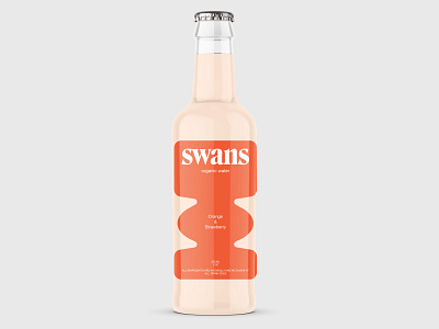 Swans Soda Water bottle design bottle label identity lemonade logo logotype soda