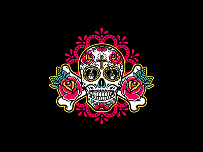 La Calaca catrina diadelosmuertos skull