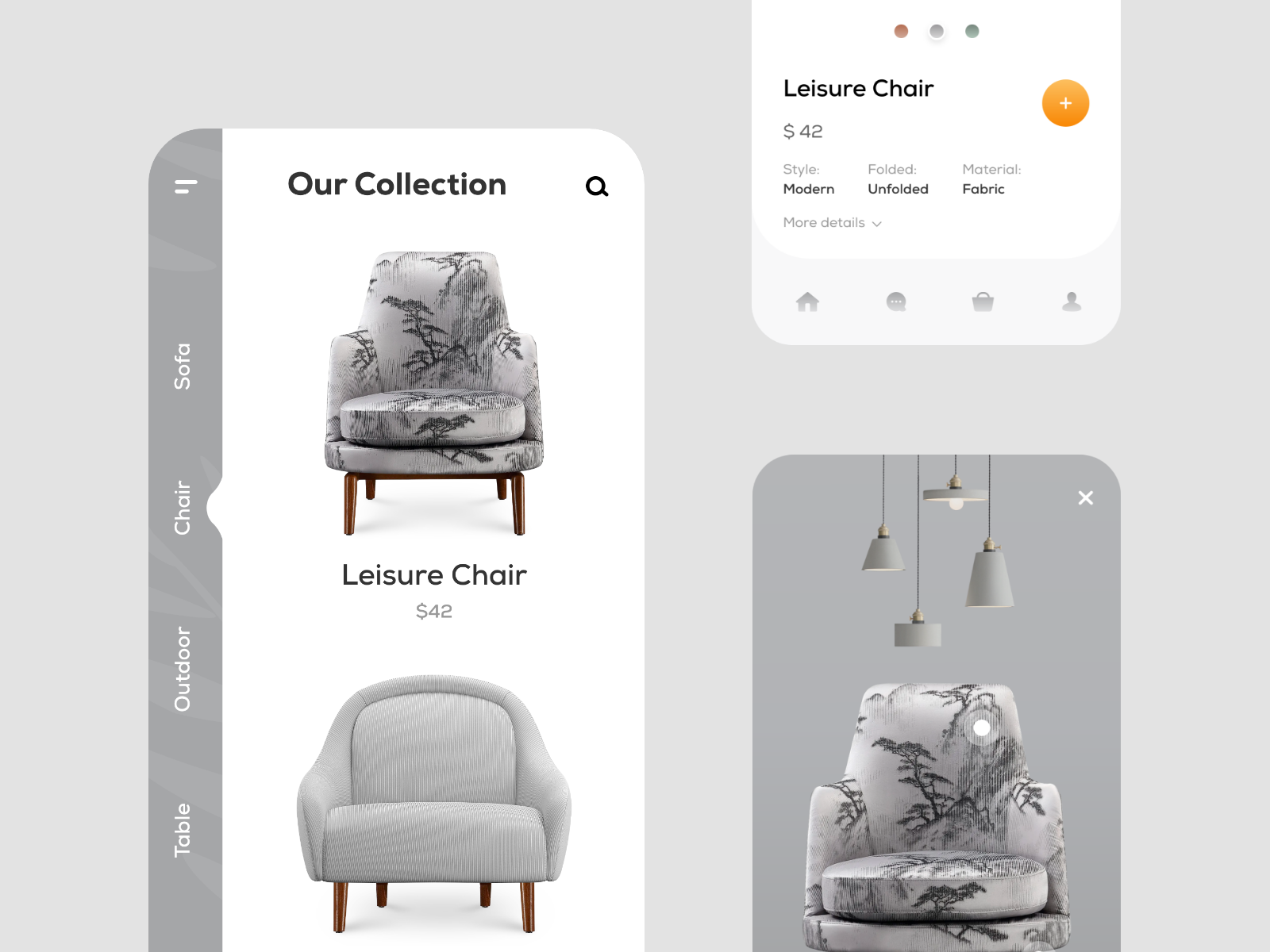 Modern Furniture App Concept Design by Hareesh on Dribbble