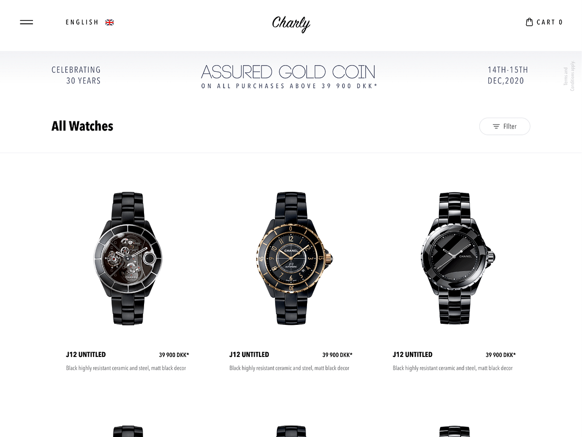 Online Watch Store design concept by Hareesh on Dribbble