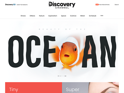 Discovery Channel Website Design Concept By Hareesh On Dribbble