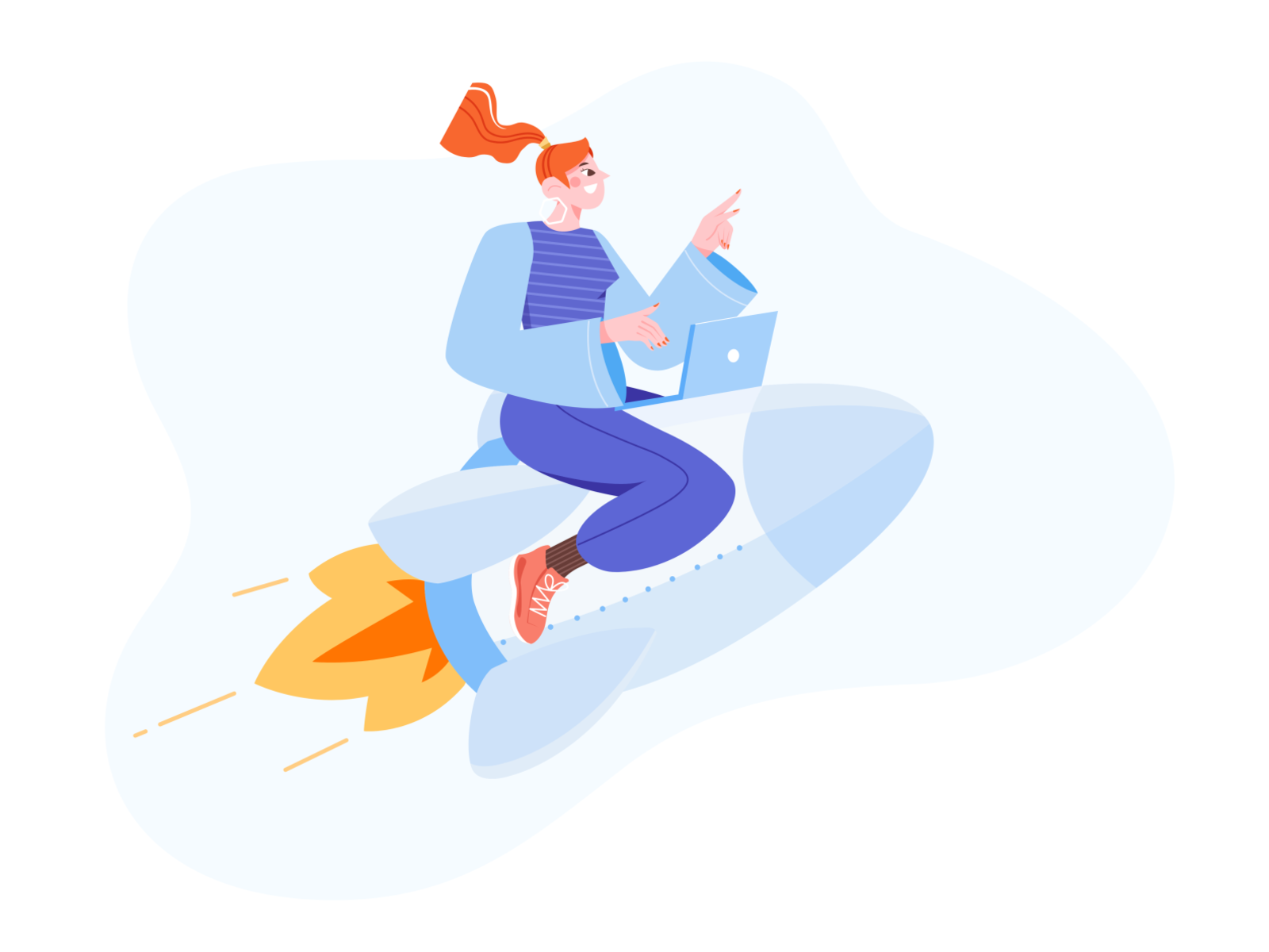 Creative Launch illustration 2021 trend 2d abstract adobe illustrator art creative design digital illustration digitalart drawing dribbble best shot explorer freebie graphicdesign hareesh illustration illustration art popular design rocket vector