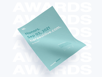 Noxx - Awwwards Honorable Mention