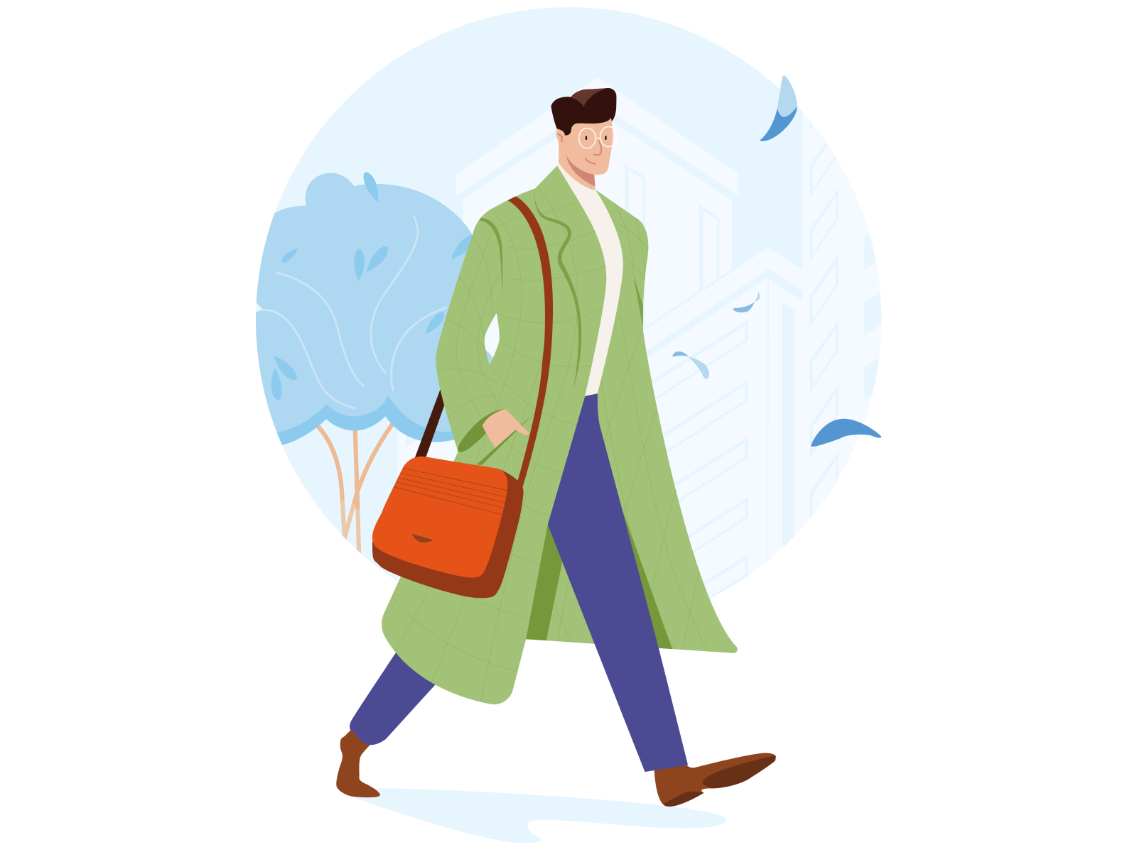 Walking Illustration 2022 trend 2d abstract adobe illustrator art character color creative digital illustration drawing dribbble best shot flat free download freebie hareesh illustration popular design vector walk walking