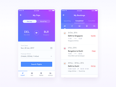 Booking App Concept