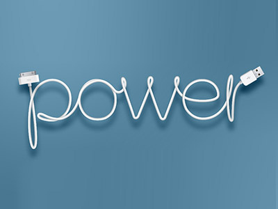 power graphicdesign lettering power typography