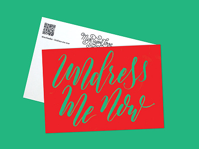 MixTypeLove - Morcheeba - Undress me now letters mixtypelove postcard