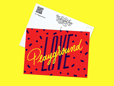 MixTypeLove - Air - Playground Love letters mixtypelove postcard