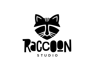 Raccoon Logobaker animallogo animals logo logodesign raccoon studio