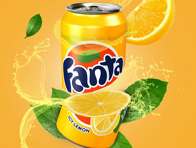 Fanta branding graphic design