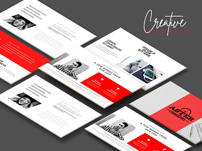 Creative Minimal PowerPoint Presentation Template