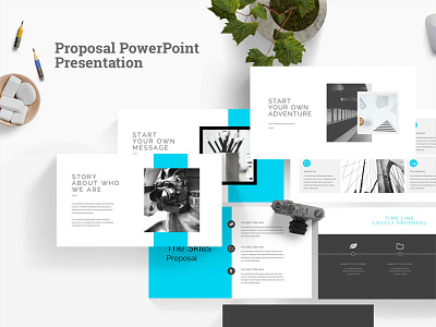 Proposal PowerPoint Presentation Template business clean marketing plan powerpoint presentation proposal template
