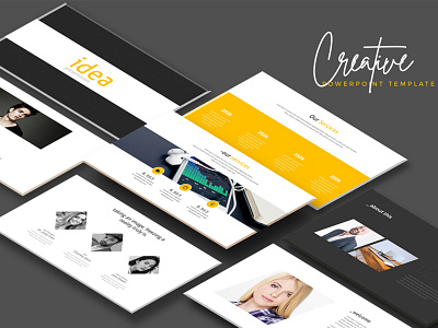 Creative Minimal PowerPoint Presentation Template