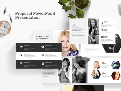 Proposal PowerPoint Presentation Template clean design growth marketing plan powerpoint presentation proposal template