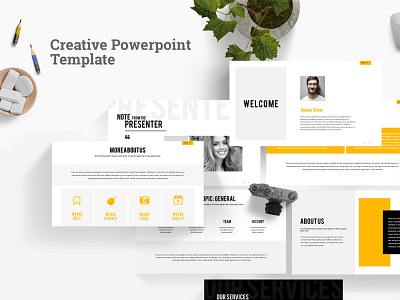 Creative Powerpoint Template agency business clean creative design marketing plan powerpoint presentation template