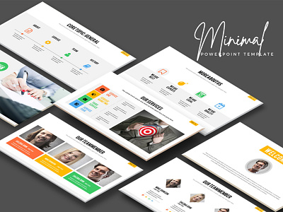 Minimal Powerpoint Template business clean design marketing minimal plan powerpoint presentation template