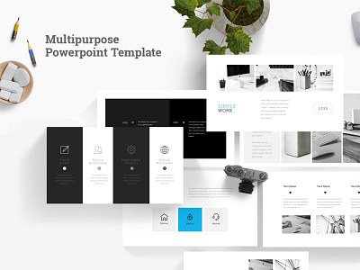 Multipurpose Powerpoint Template business clean design marketing multipurpose plan powerpoint presentation template