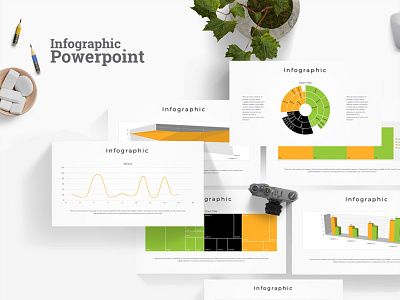 Infographic Powerpoint Template business clean design free infographic marketing plan powerpoint presentation review template