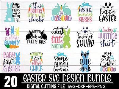Easter SVG Bundle graphic design