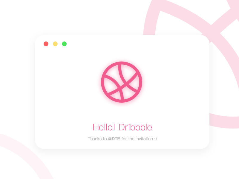 My First Shot ! cycle dribbble first gif icon illustration invitation play shot